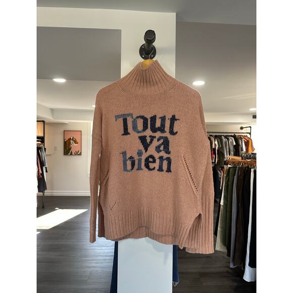 Zadig & Voltaire Alma Tout Va Bien Wool Alpaca Blend Sweater Size XS - Picture 1 of 6